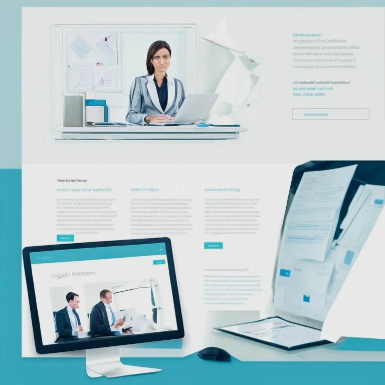 会議室での相談風景